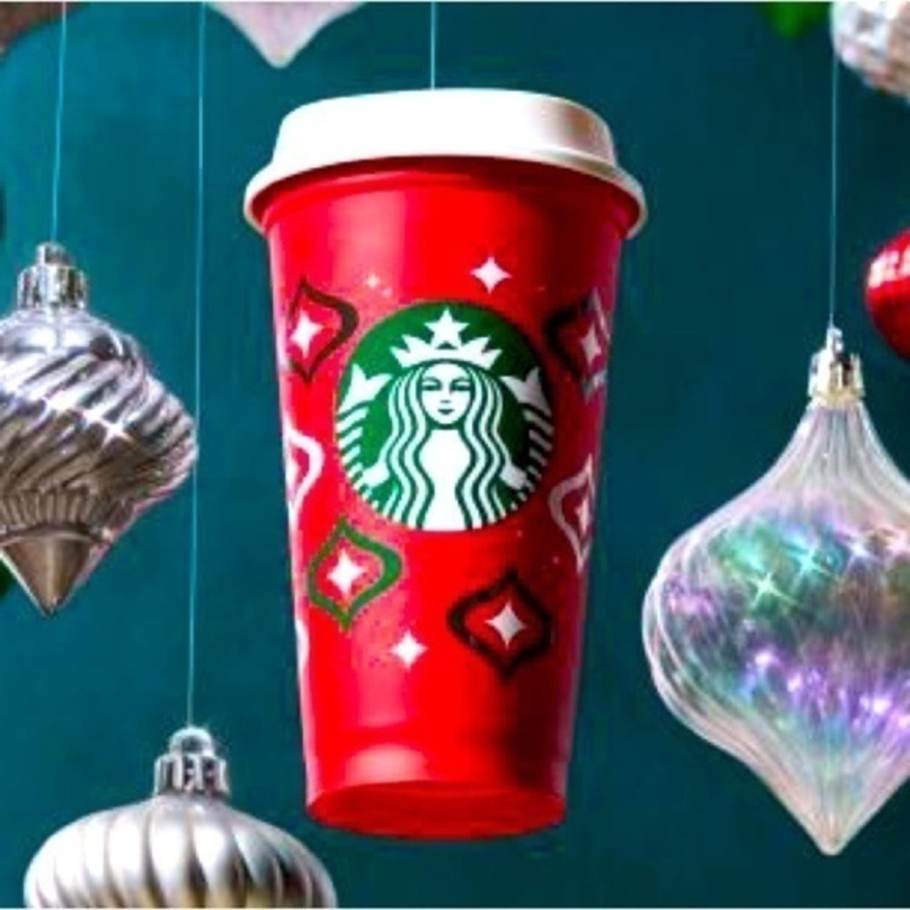 Limited Edition 2023 Starbucks reusable holiday hot cup​
